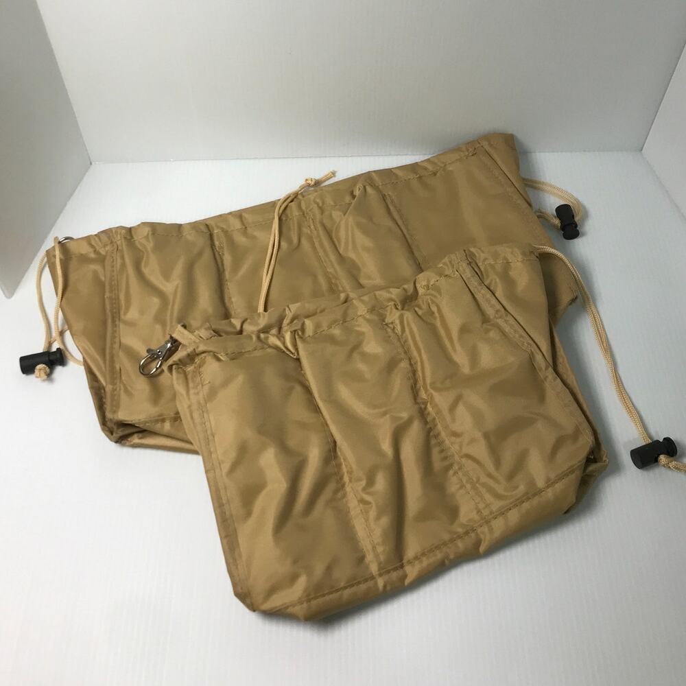 Handbag Organizer Tan Heavy Duty Durable Adjustable Set